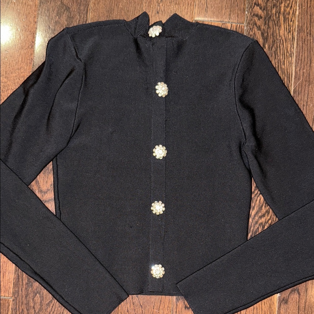 Guess by Marciano Elegant black swather with Christal buttons